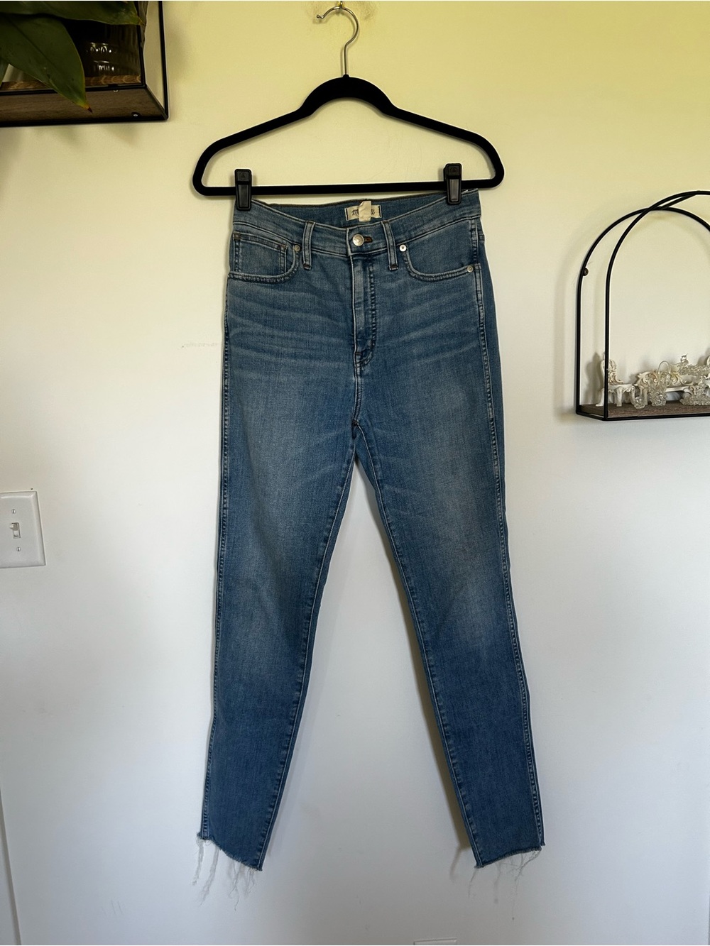 Madewell 10” Tall High Rise Skinny Jeans Size 28T
